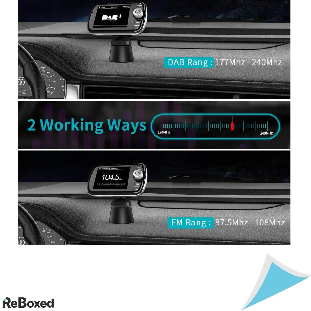 Geosta DAB004 DAB+ Bluetooth USB FM Radio Digital QC3.0