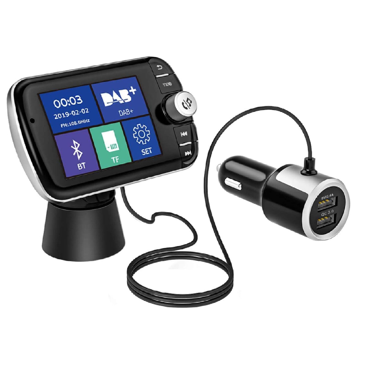 Geosta DAB004 DAB+ Bluetooth USB FM Radio Digital QC3.0