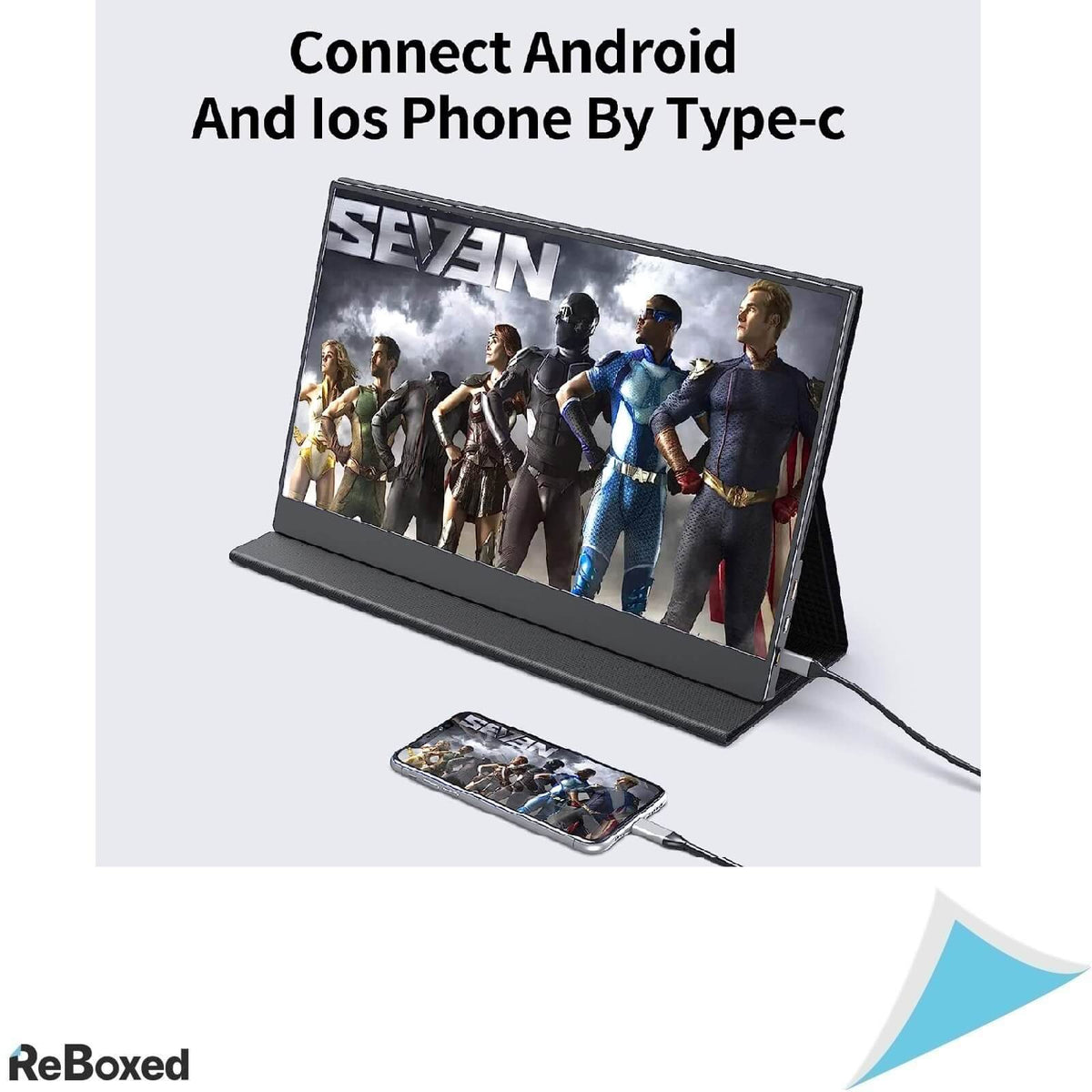 Gichat Mini 15.8 Inch Monitor Portabil 1920x1080 Full HD USB HDMI