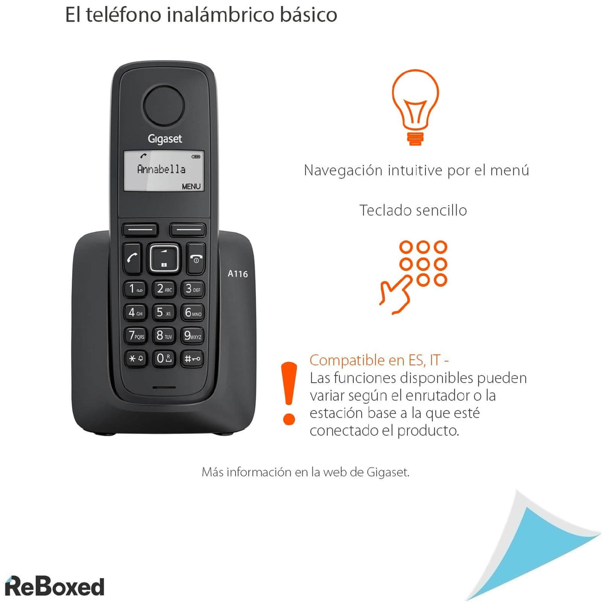 Gigaset A116 Telefon DECT Fara Fir