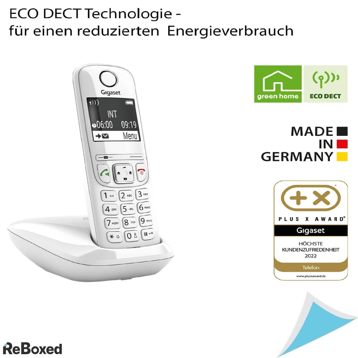 Gigaset AS690 Telefon Dect Fara Fir Alb