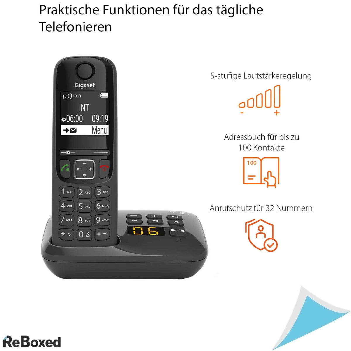 Gigaset AS690A Telefon Fara Fir DECT Varianta Germana