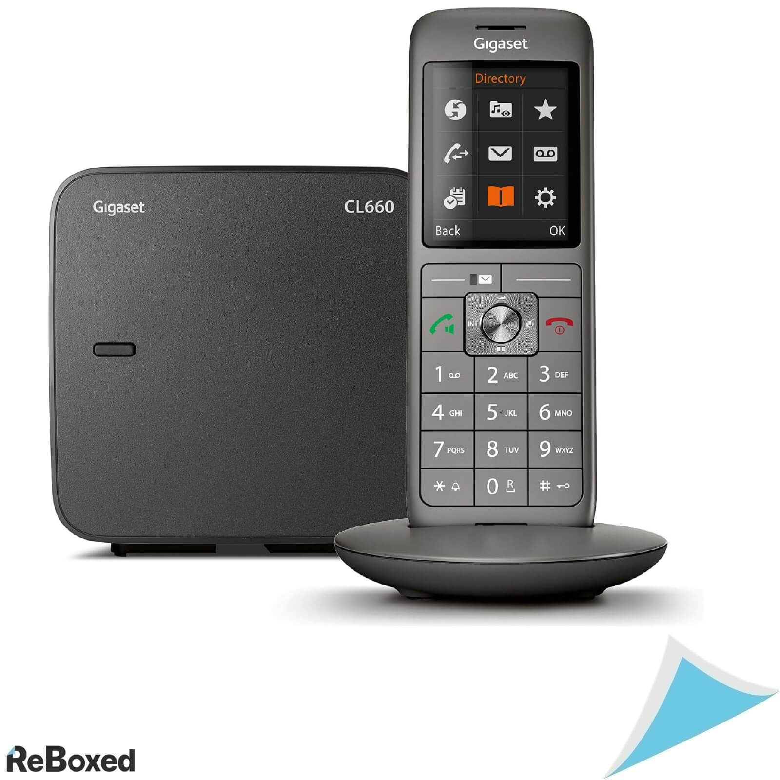 Gigaset CL660 Telefon Dect Fara Fir Antracit/Negru Versiune Franceza