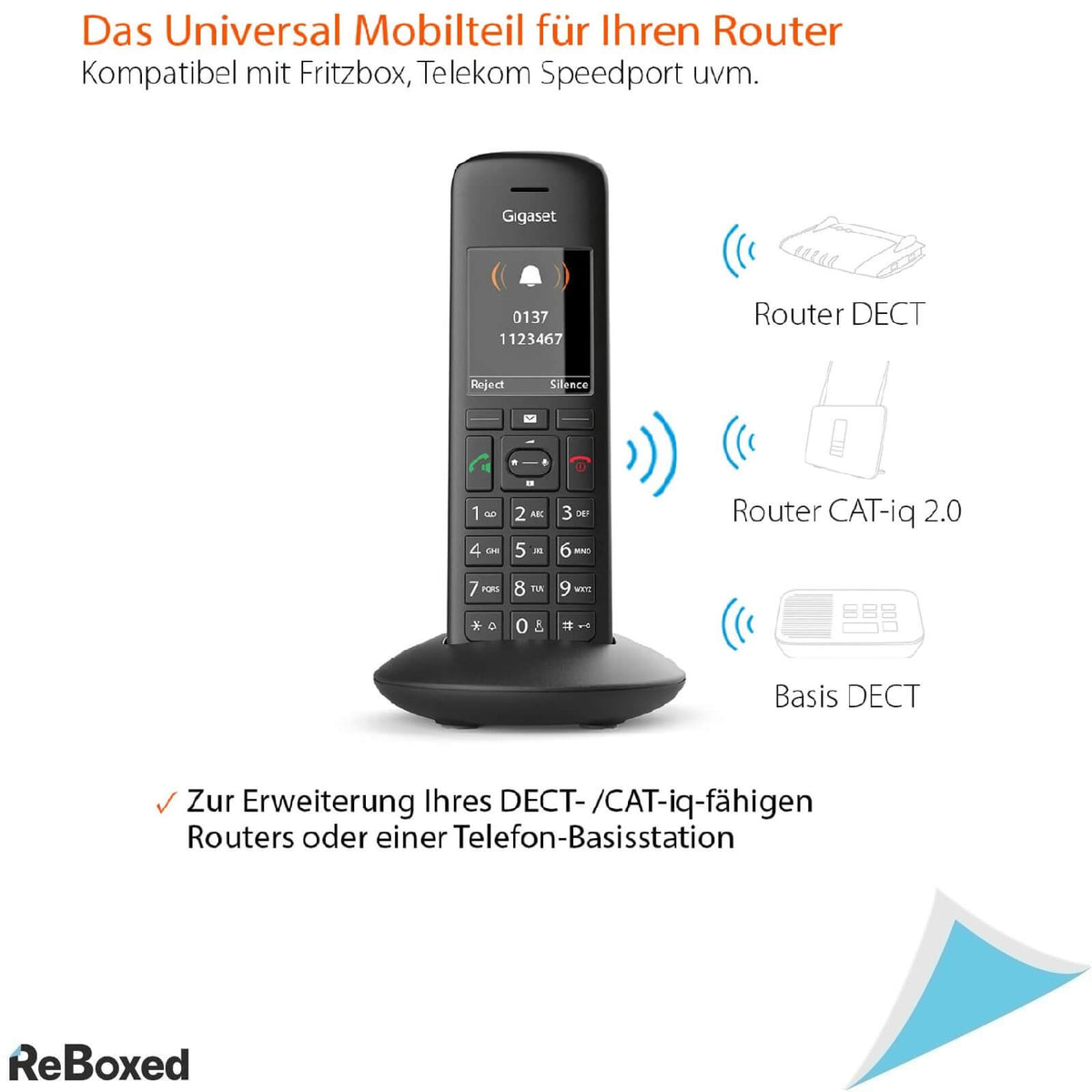 Gigaset Comfort 570HX Telefon Fara Fir Negru