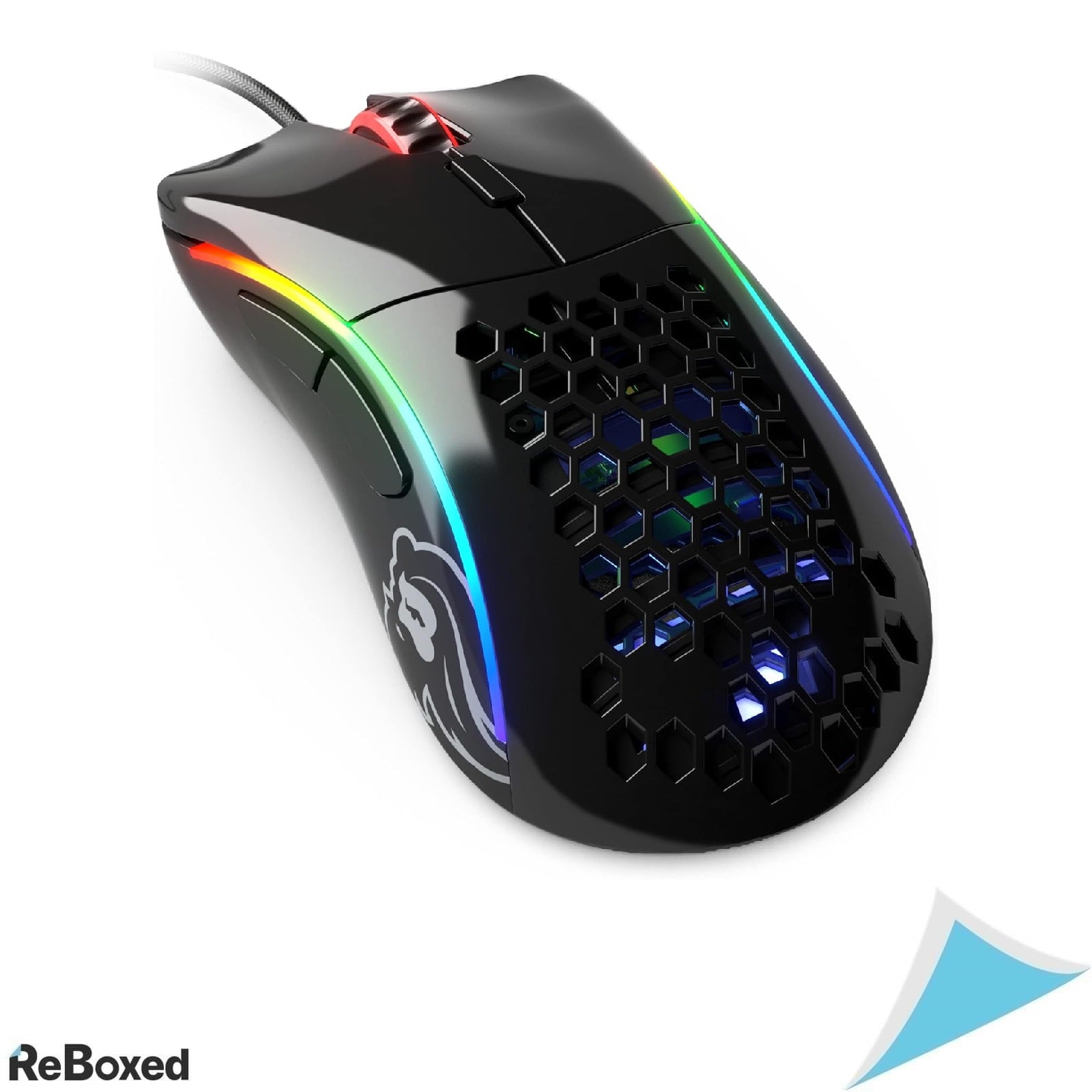 Glorious Model D Mouse RGB Gaming HoneyComb 3360 Negru