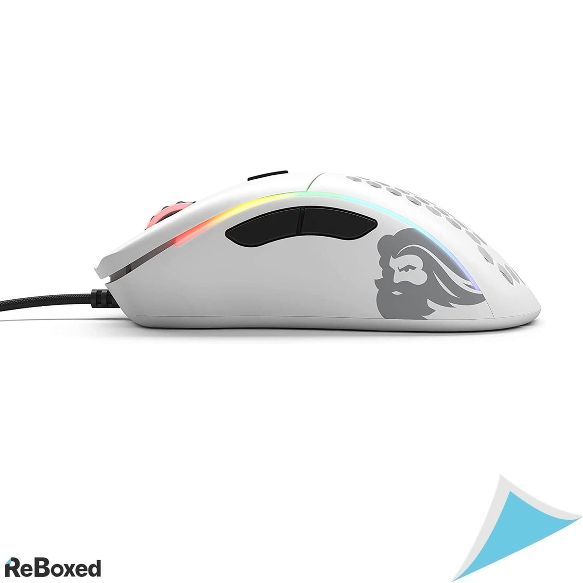 Glorious Model D Mouse RGB Gaming HoneyComb Pixart 3360 Alb 68g