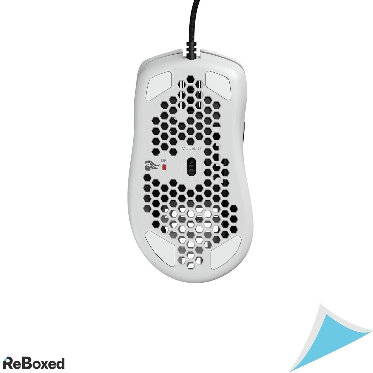 Glorious Model D Mouse RGB Gaming HoneyComb Pixart 3360 Alb 68g