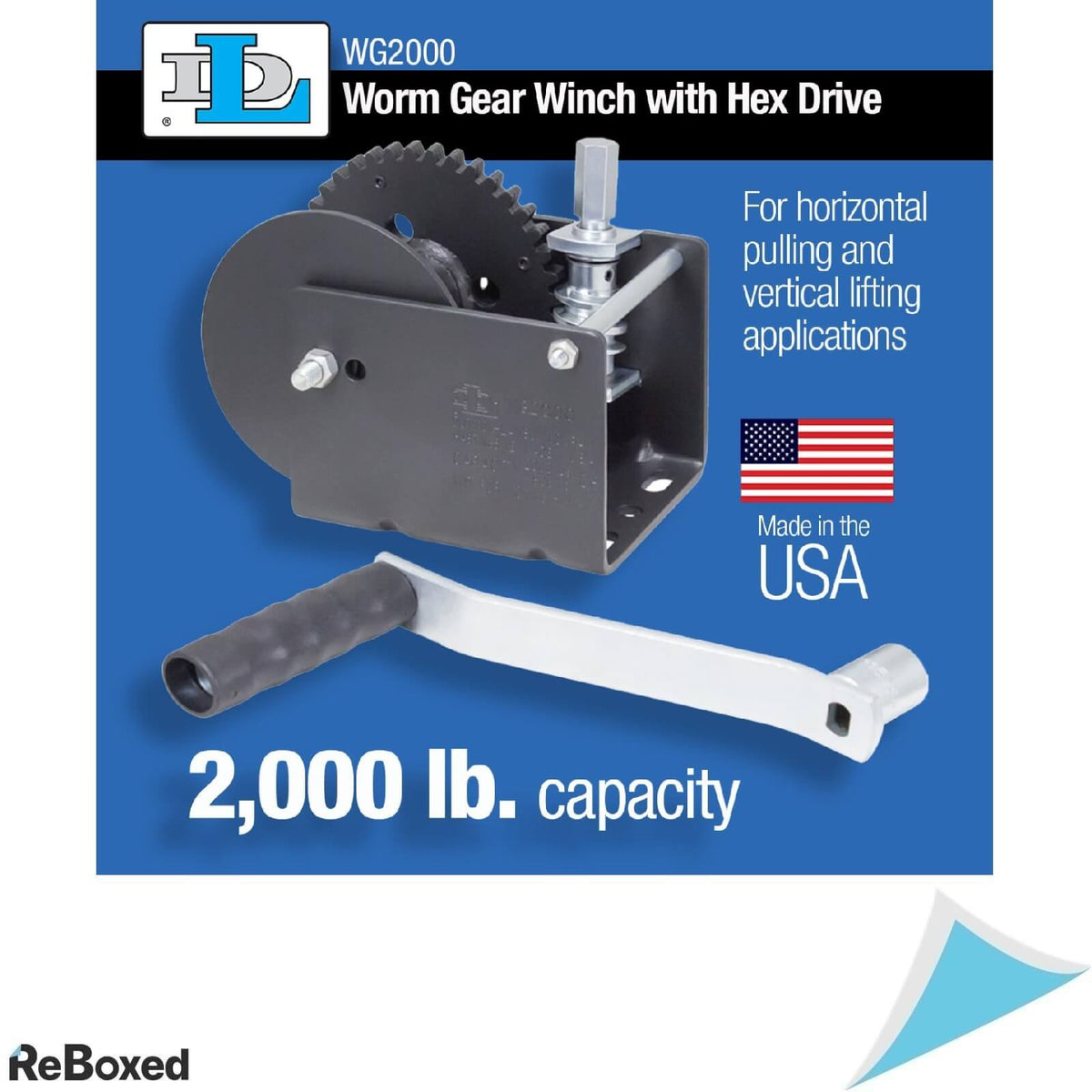 Goldenrod WG2000 Troliu cu Melc 900kg