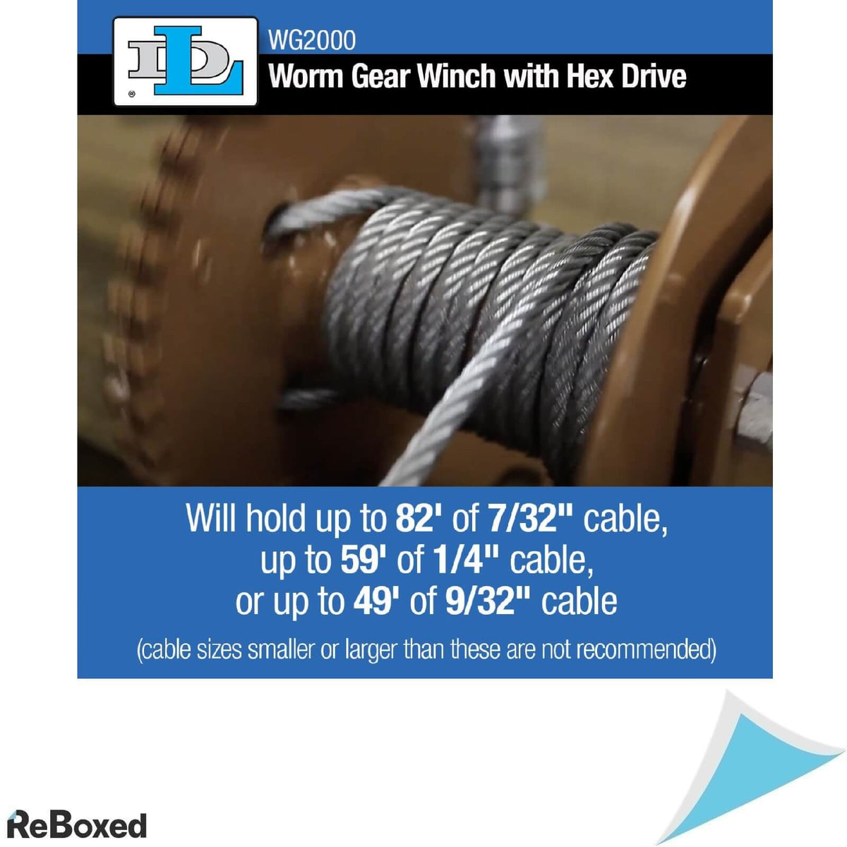 Goldenrod WG2000 Troliu cu Melc 900kg