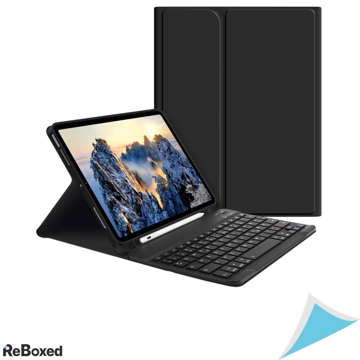 Goojodoq Husa cu Tastatura iPad Air 4th/5th Gen 10.9 Inch Qwertz Negru