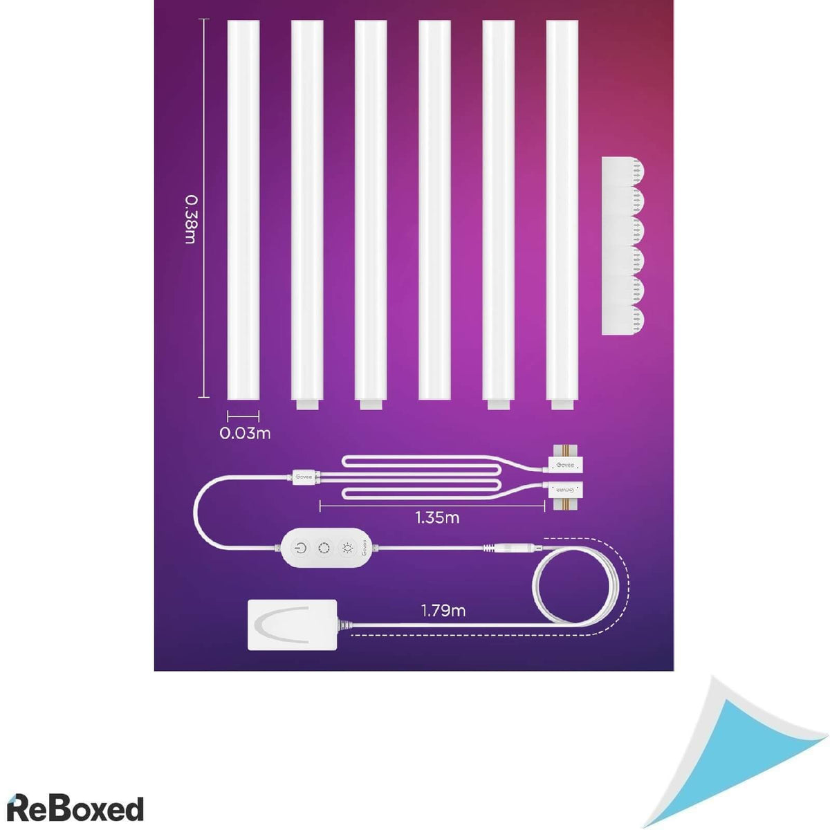 Govee Glide Lively Wall Lights RGBIC 6 Benzi LED