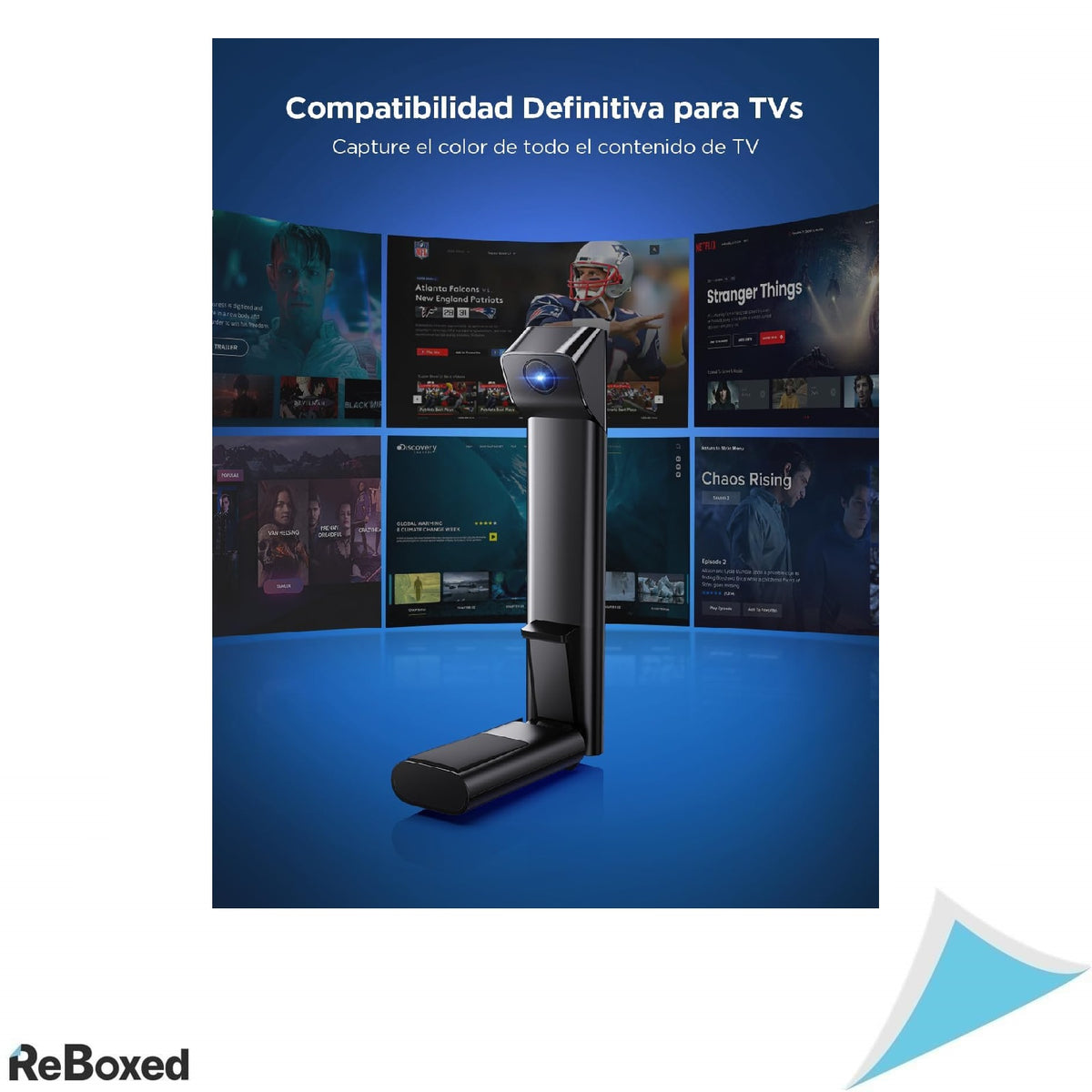 Govee RGBIC TV Backlight 3 Lite cu Camera si Control Smart, 3.6m, pentru TV 55-65 inch