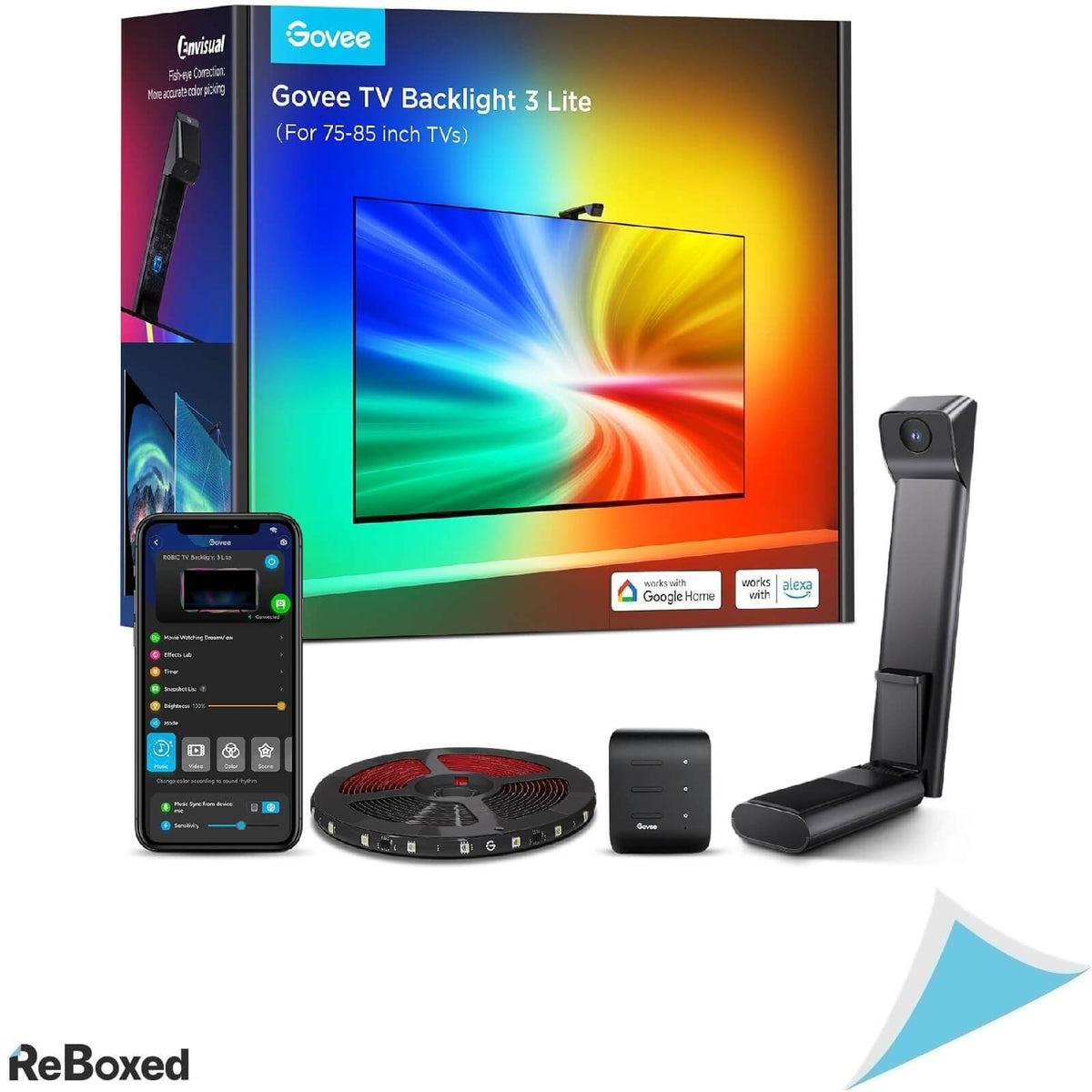 Govee TV Backlight 3 Lite Banda LED pentru TV 75-85 Inch
