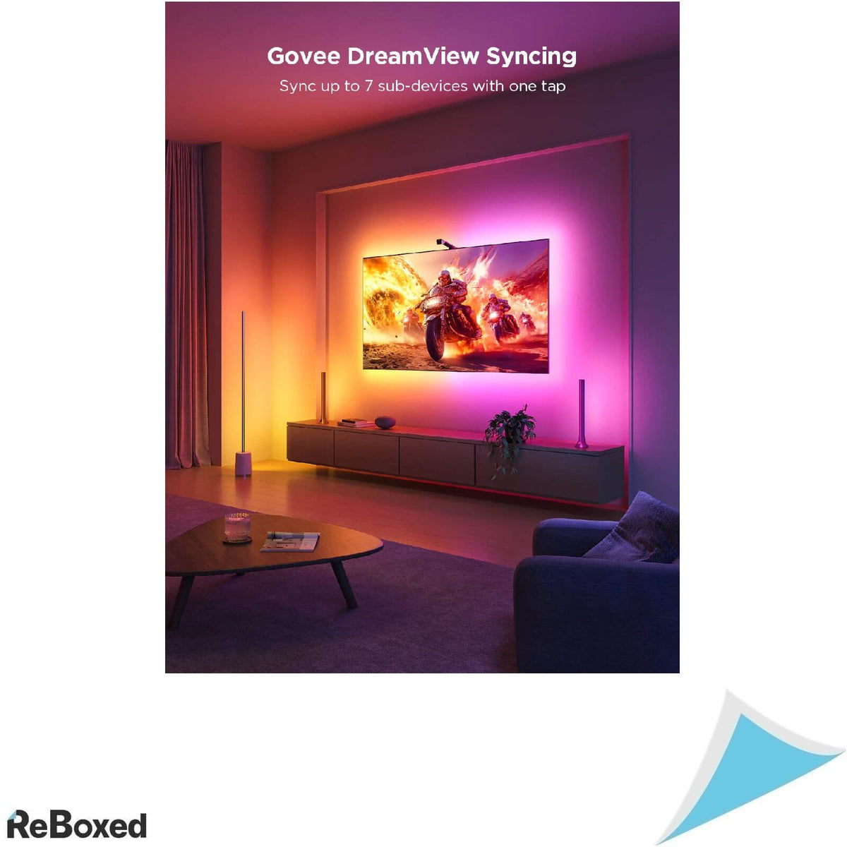 Govee TV Backlight 3 Lite Banda LED pentru TV 75-85 Inch