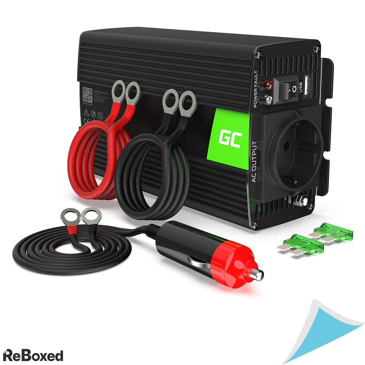 Invertor de tensiune Green Cell 300W/600W, 24V la 230V