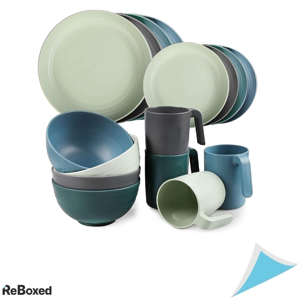 Greentainer Set de Vesela Durabil 16 piese