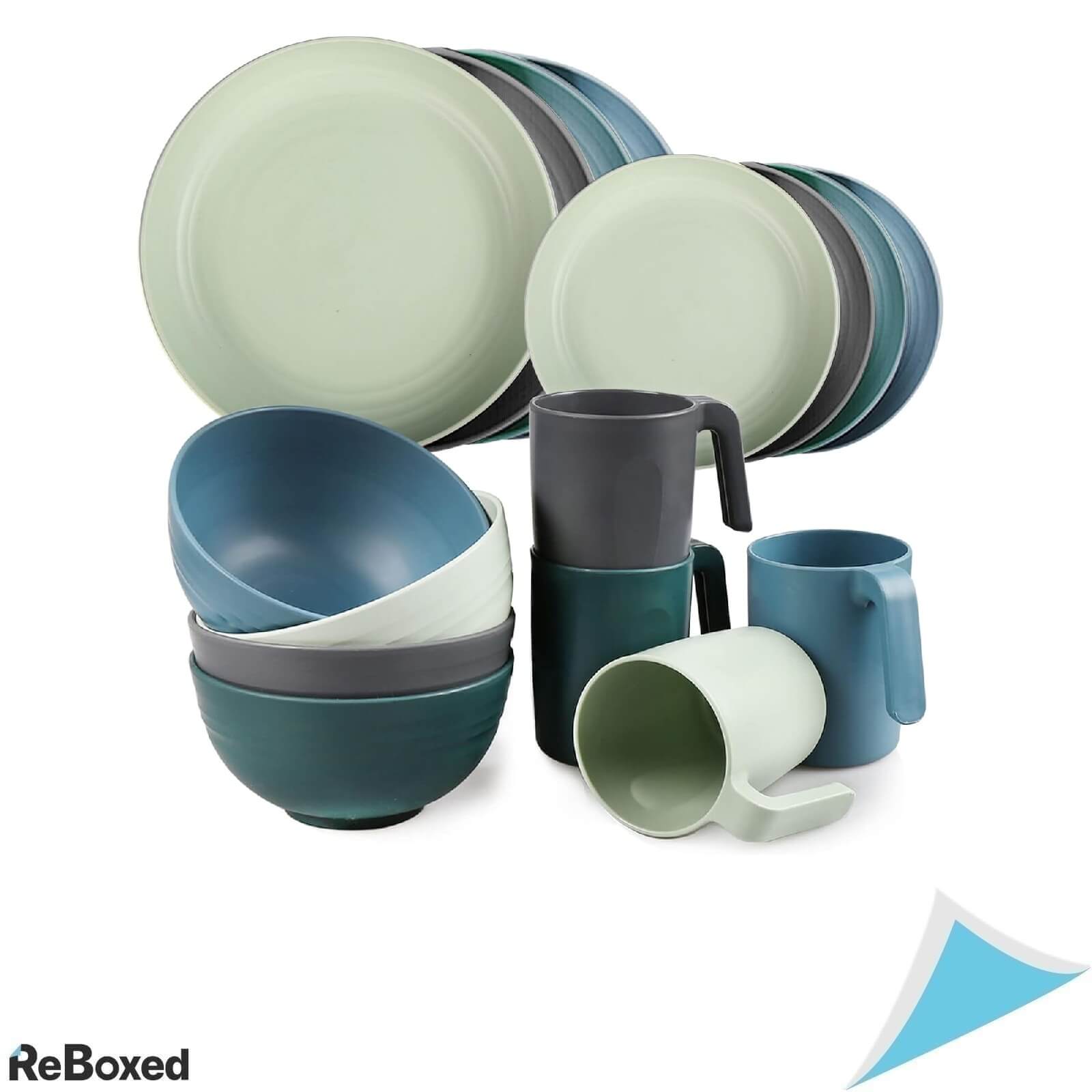 Greentainer Set de Vesela Durabil 16 piese