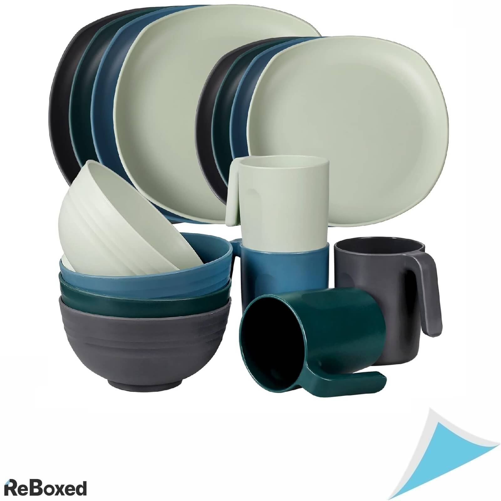 Greentainer Set de Vesela Durabil 4 Persoane