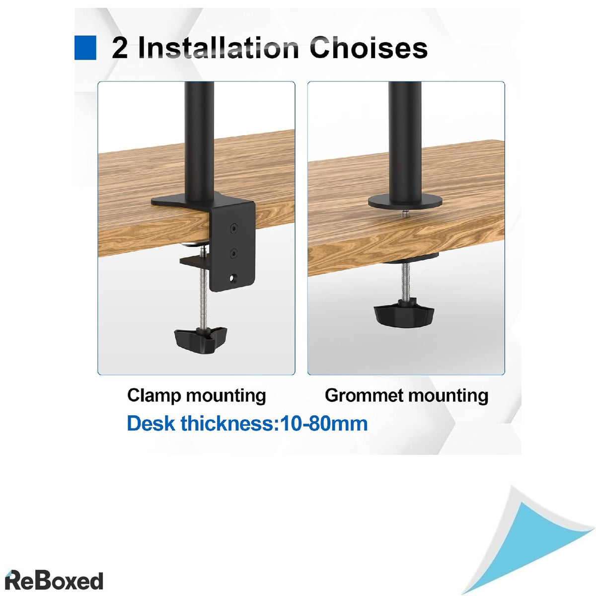 GRIFEMA Brat Dual Reglabil pentru Monitoare 13-32 inch