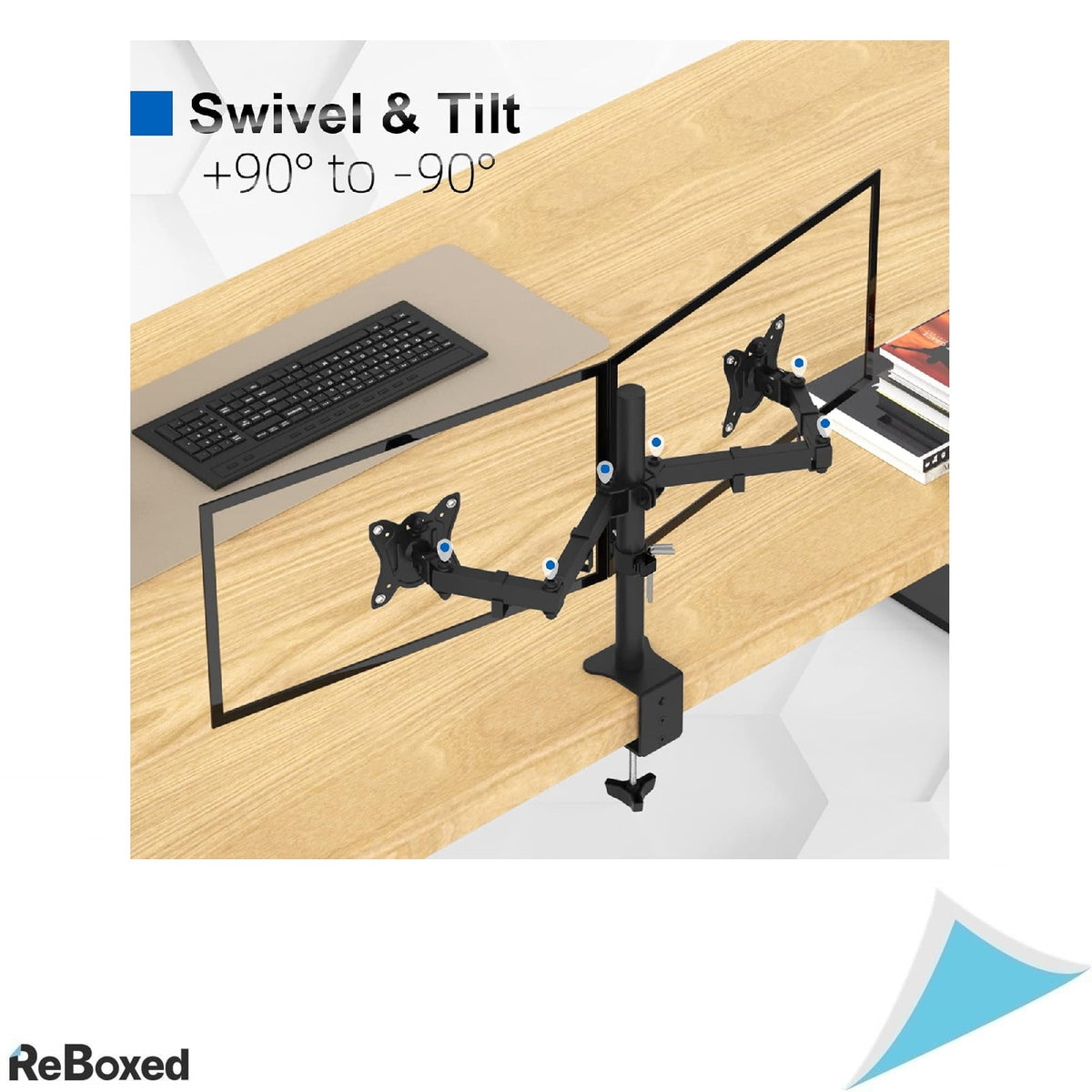 GRIFEMA Brat Dual Reglabil pentru Monitoare 13-32 inch