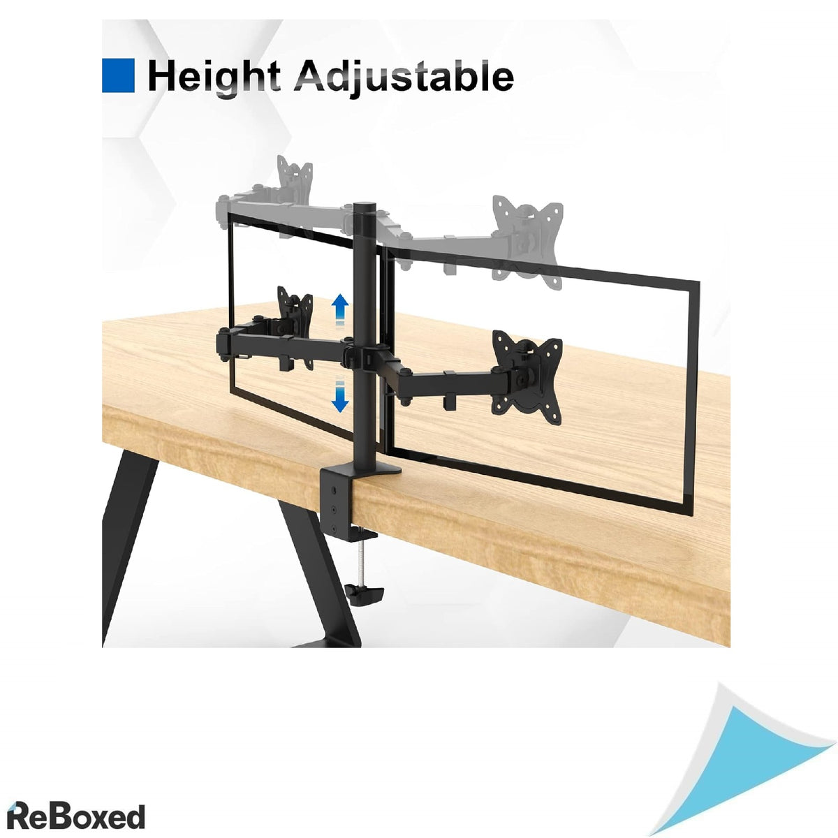 GRIFEMA Brat Dual Reglabil pentru Monitoare 13-32 inch