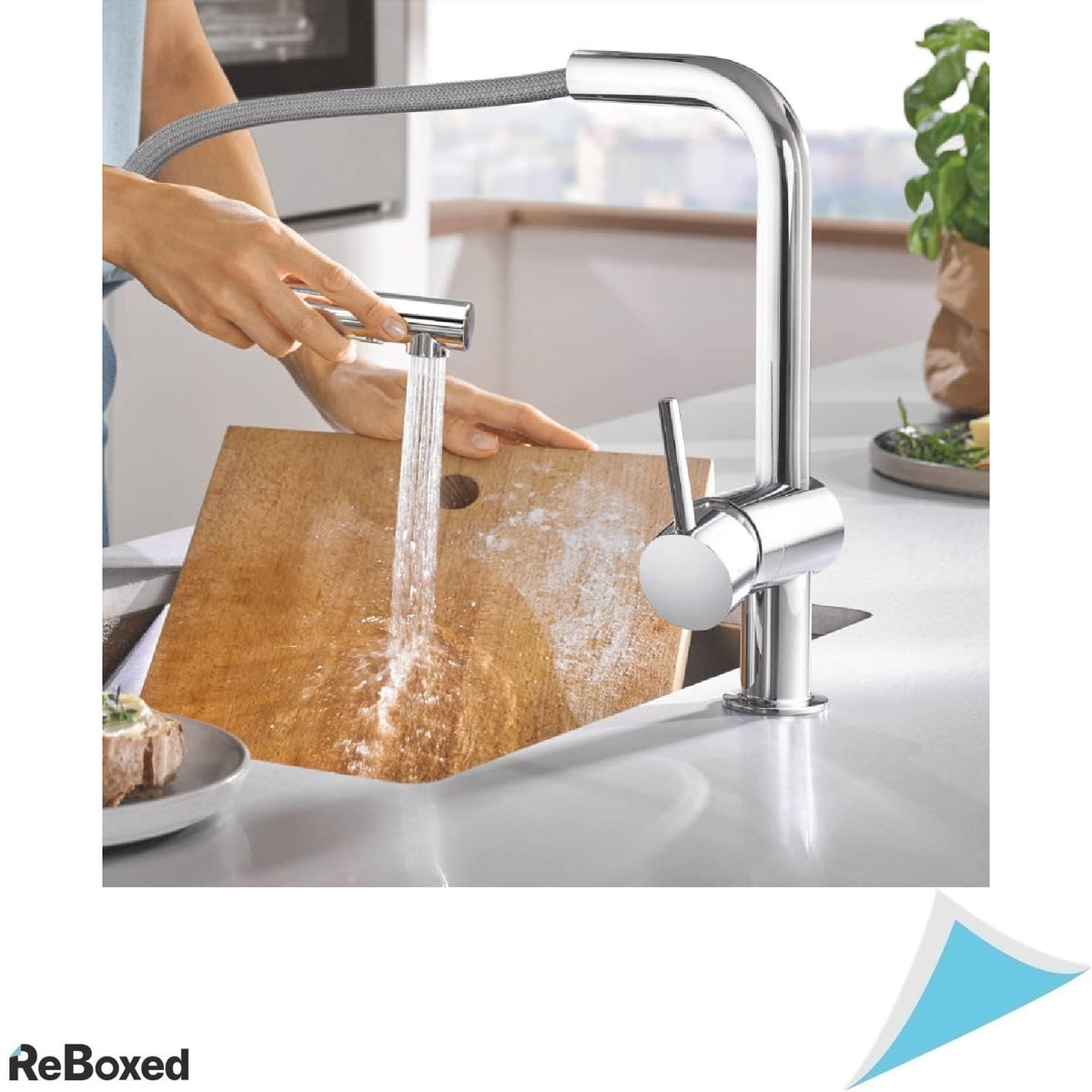 GROHE Minta Baterie de Bucatarie cu dus extractibil