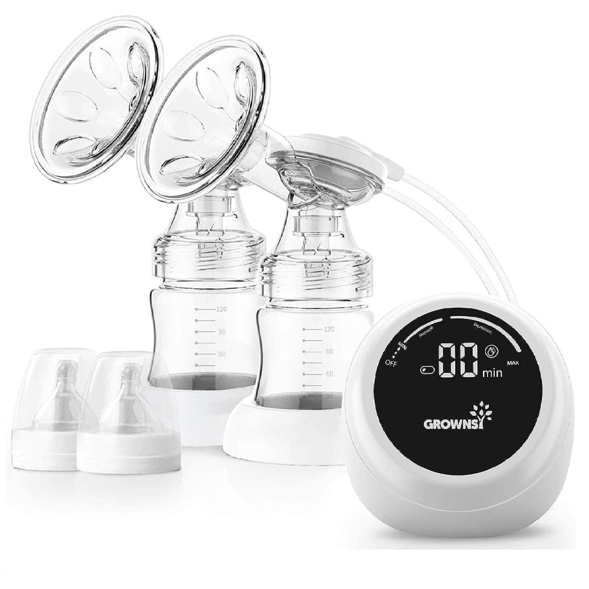 Growsny Pompa electrica de san cu afisaj LED HD