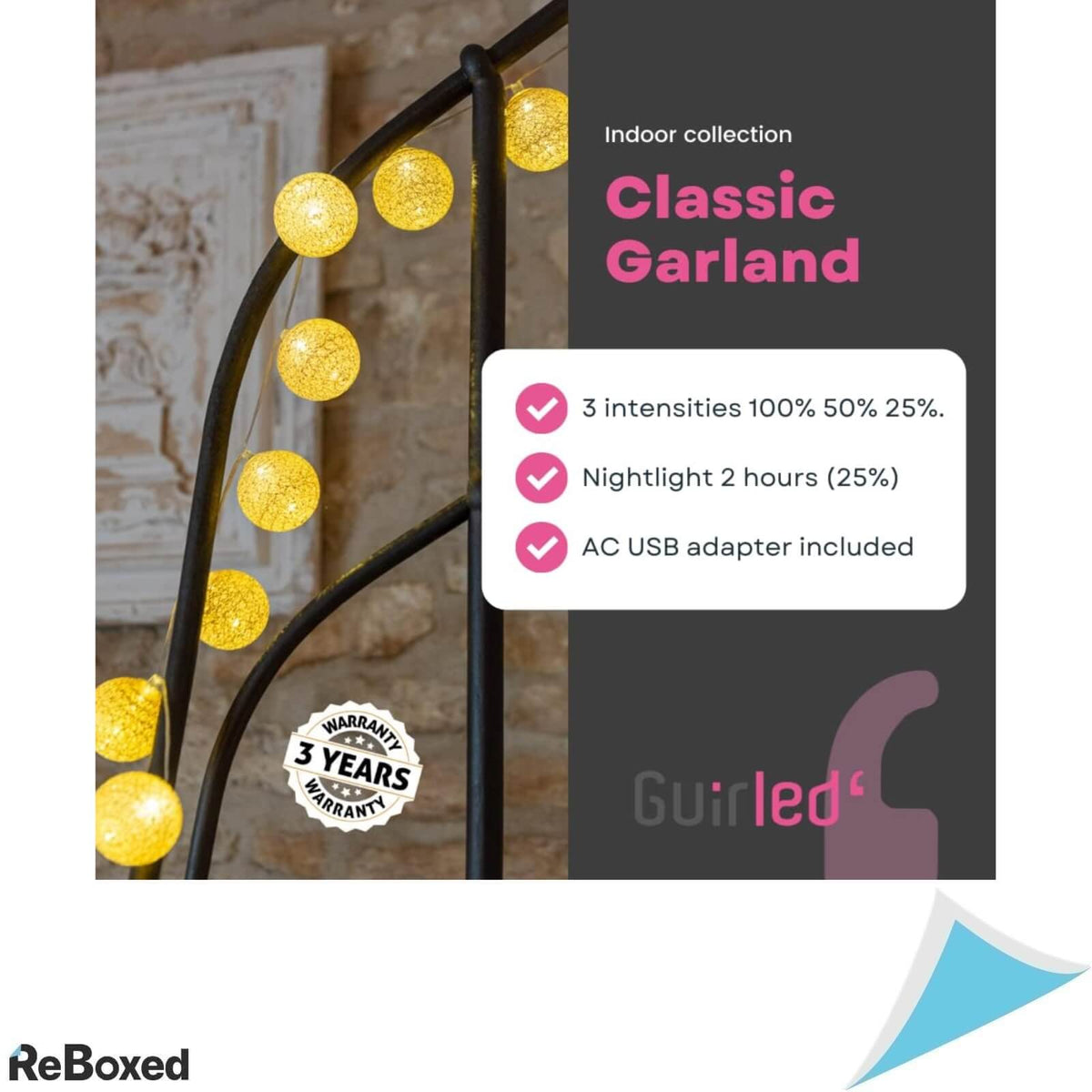 Guirled Instalatie 32 Becuri Diamant