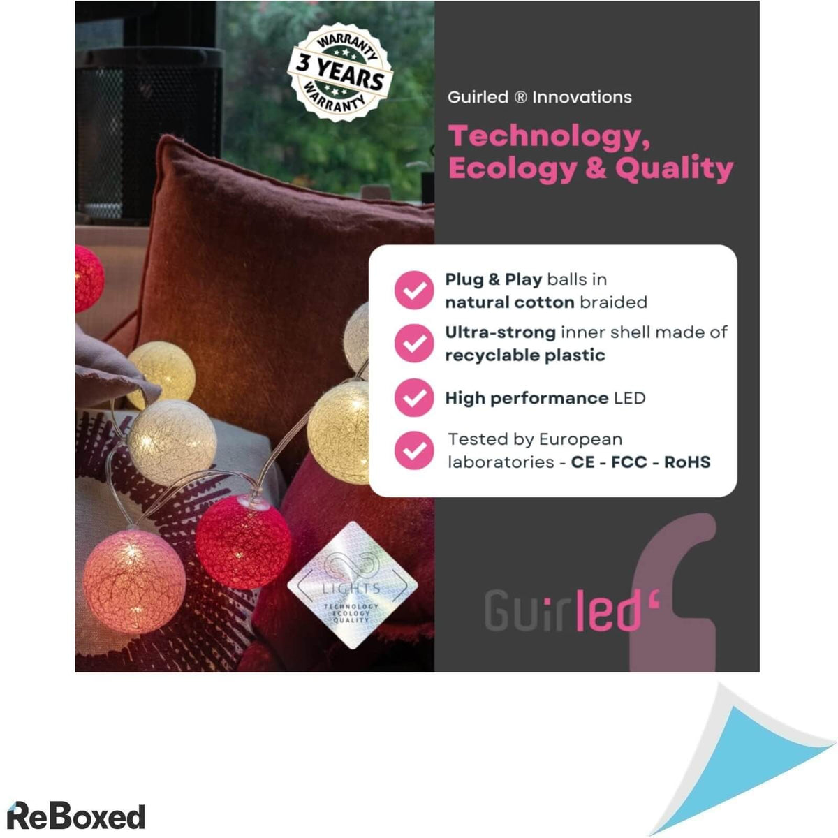 Guirled Instalatie 32 Becuri Diamant