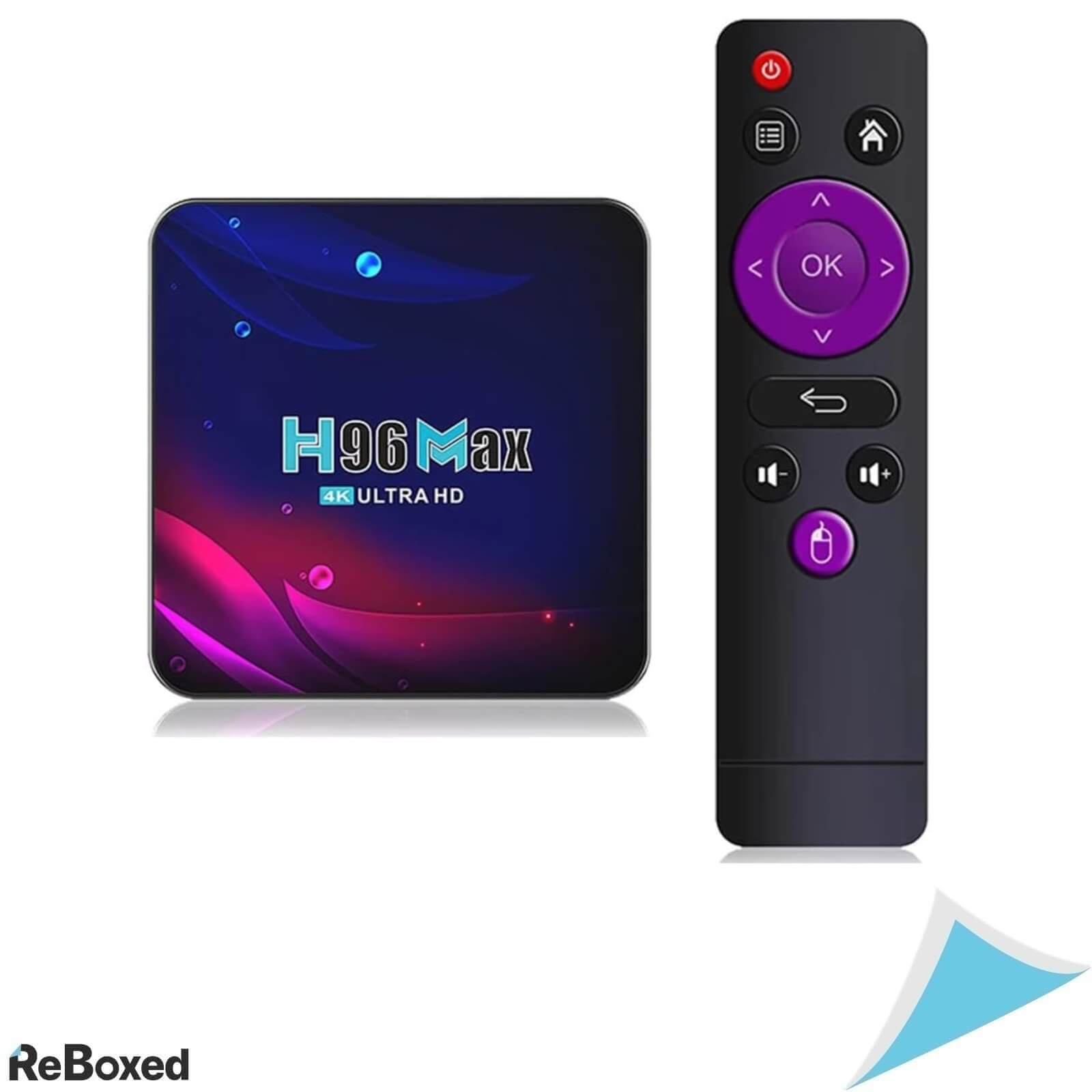 H96 Max TV Box MediaPlayer HDR USB 3.0 Ultra HD 4K