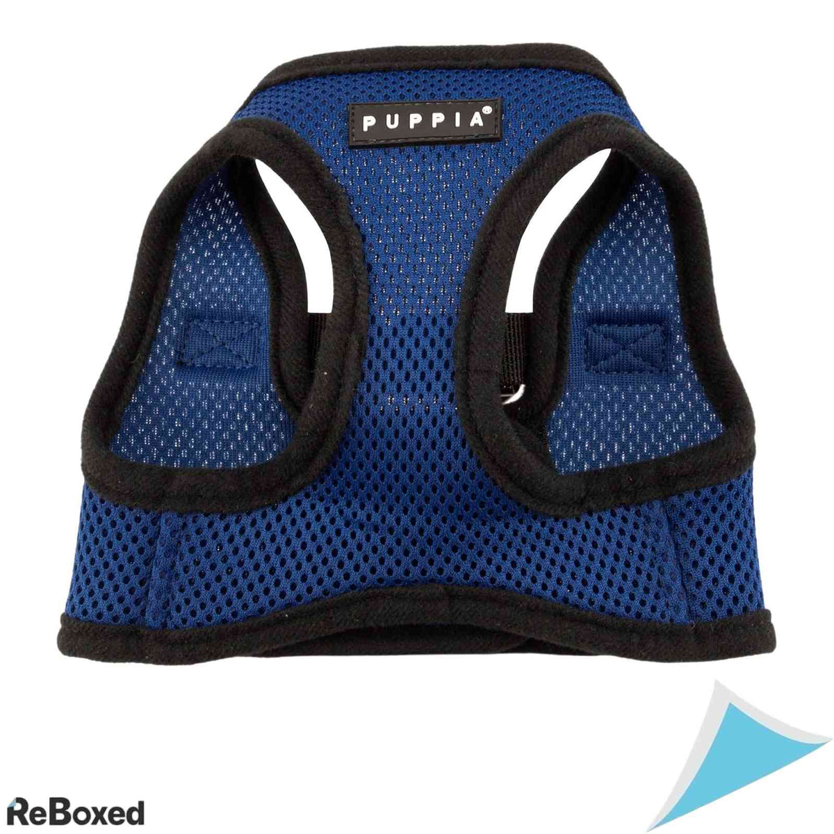 Ham vesta pentru caini  Puppia Soft Vest, marimea L, Airmesh, Albastru Regal