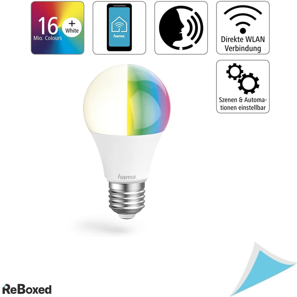 Hama Bec LED RGB E27 10W 806lm 2700K