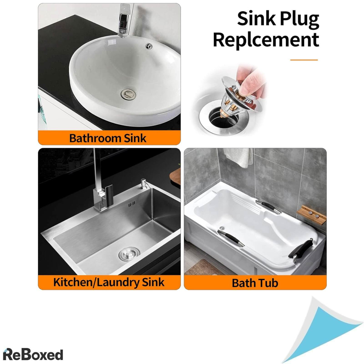 Happup Dop pentru Scurgere de Chiuveta sau Vana 34-38mm