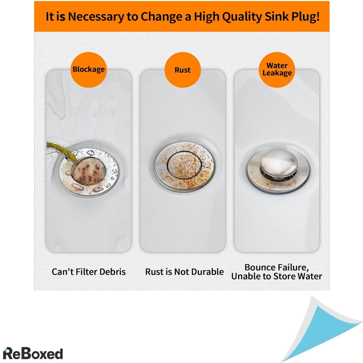 Happup Dop pentru Scurgere de Chiuveta sau Vana 34-38mm