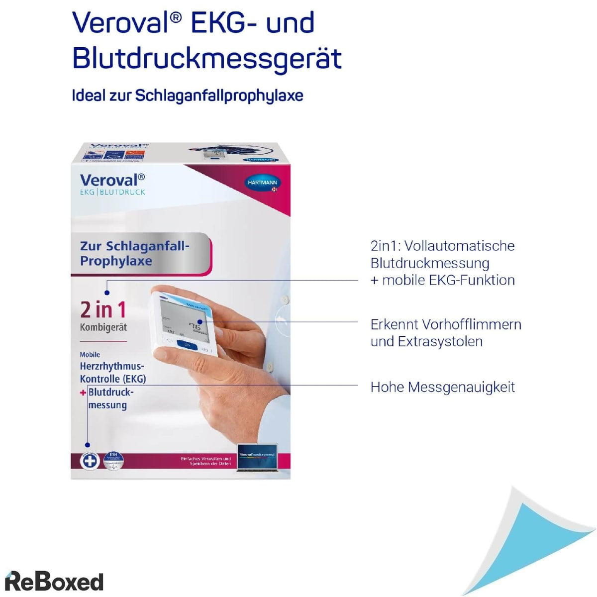 Hartmann Veroval Aparat 2 in 1 ECG si Tensiometru