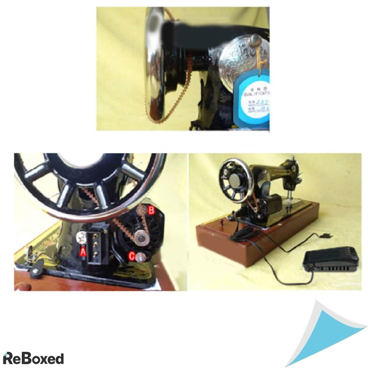 Heepdd Motor si Pedala pentru Masina de Cusut 100W