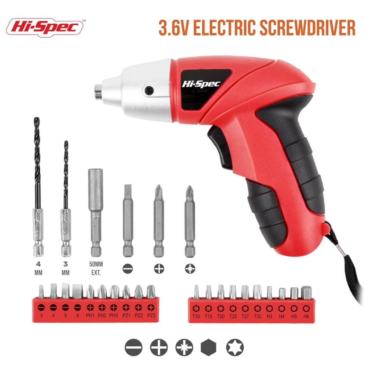 Hi-Spec Masina de Gaurit si Insurubat 4.8V cu 26 de Varfuri