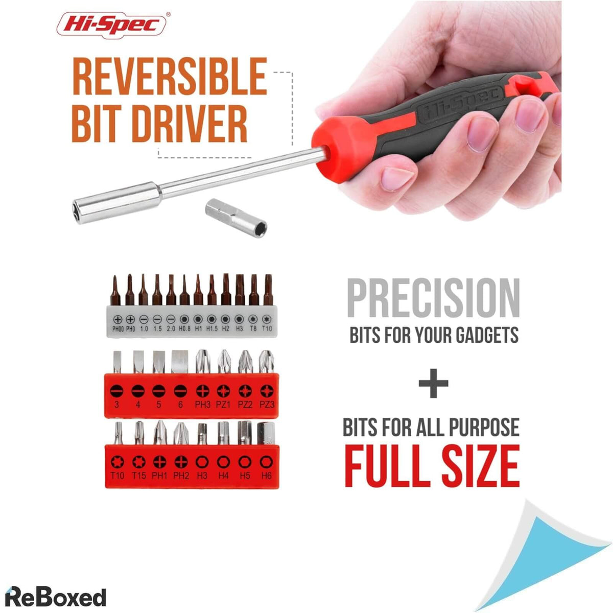 Hi-Spec Trusa de Scule 42 Piese Rosu