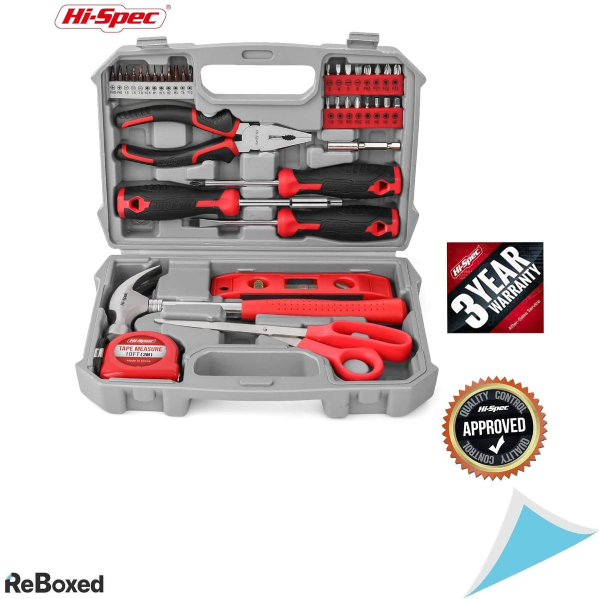 Hi-Spec Trusa de Scule 42 Piese Rosu