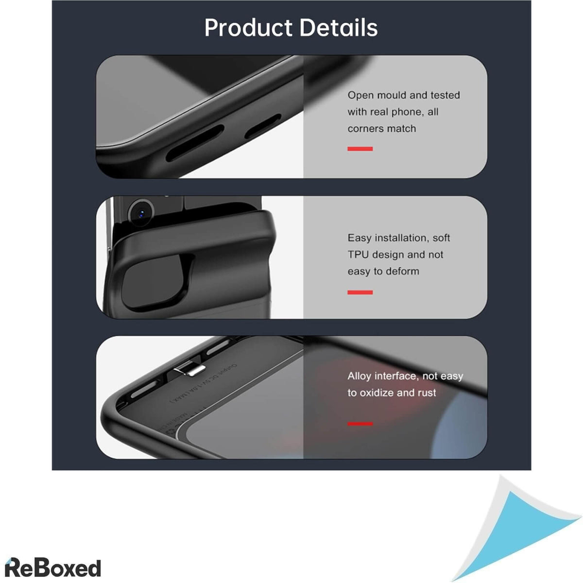 HiKiNs Husa de Protectie cu Baterie 4800mAh Iphone 13/ 13 Pro