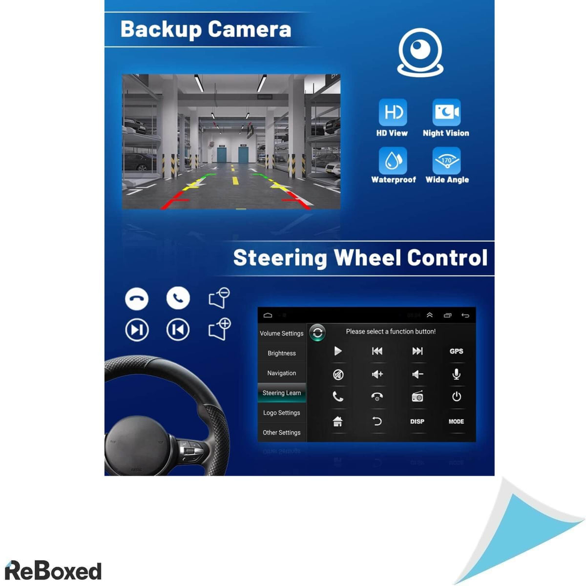 Hikity Android Car Radio Navigatie 1GB/16GB 1DIN 7&quot; LCD