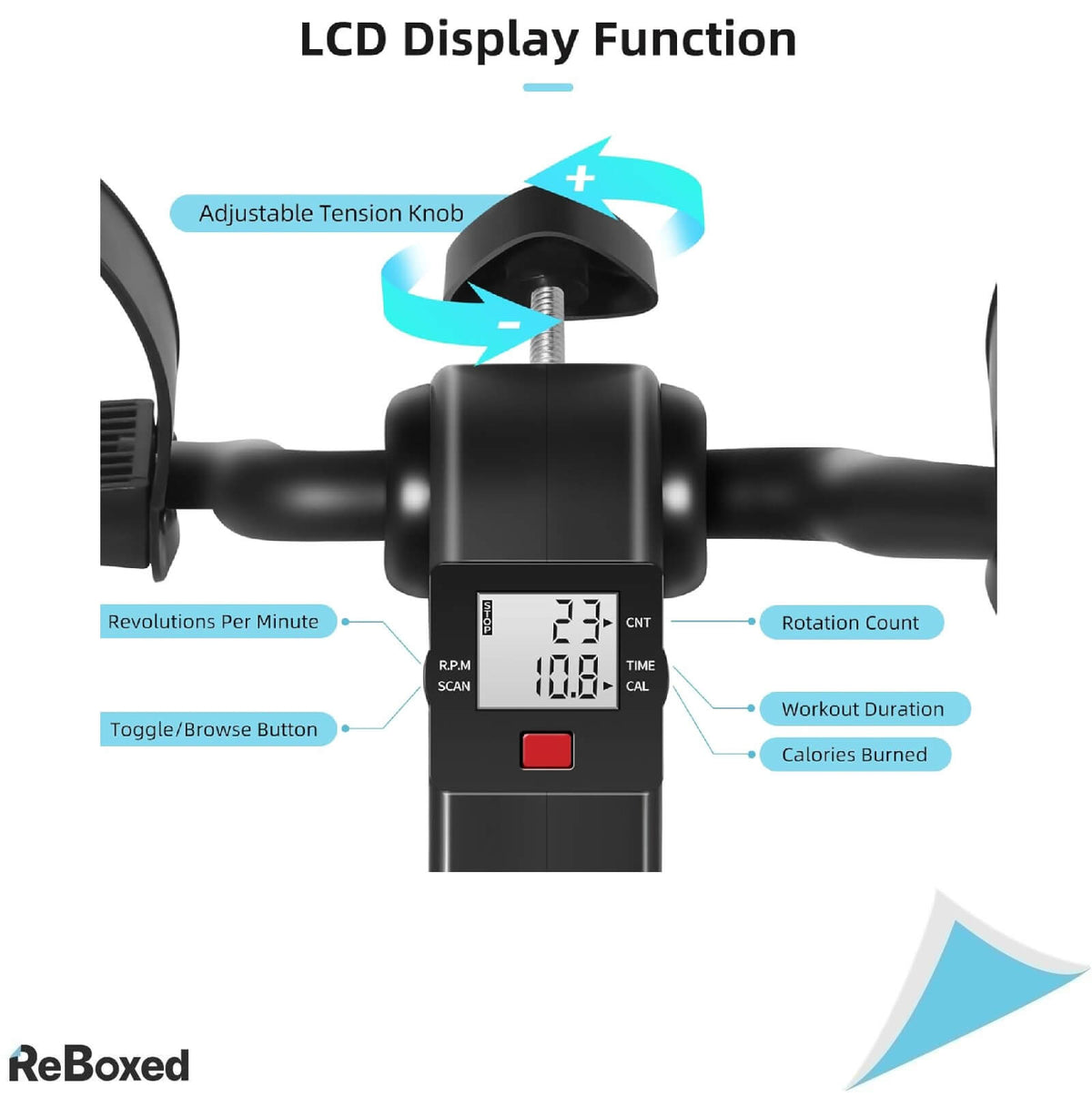 Himaly Mini Bicicleta Fitness pentru Recuperare