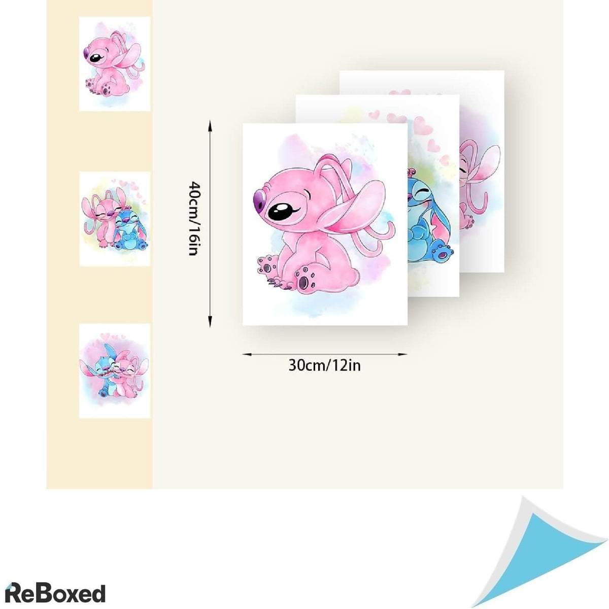 HJMMJ 3 Postere cu Stitch 30x40 cm