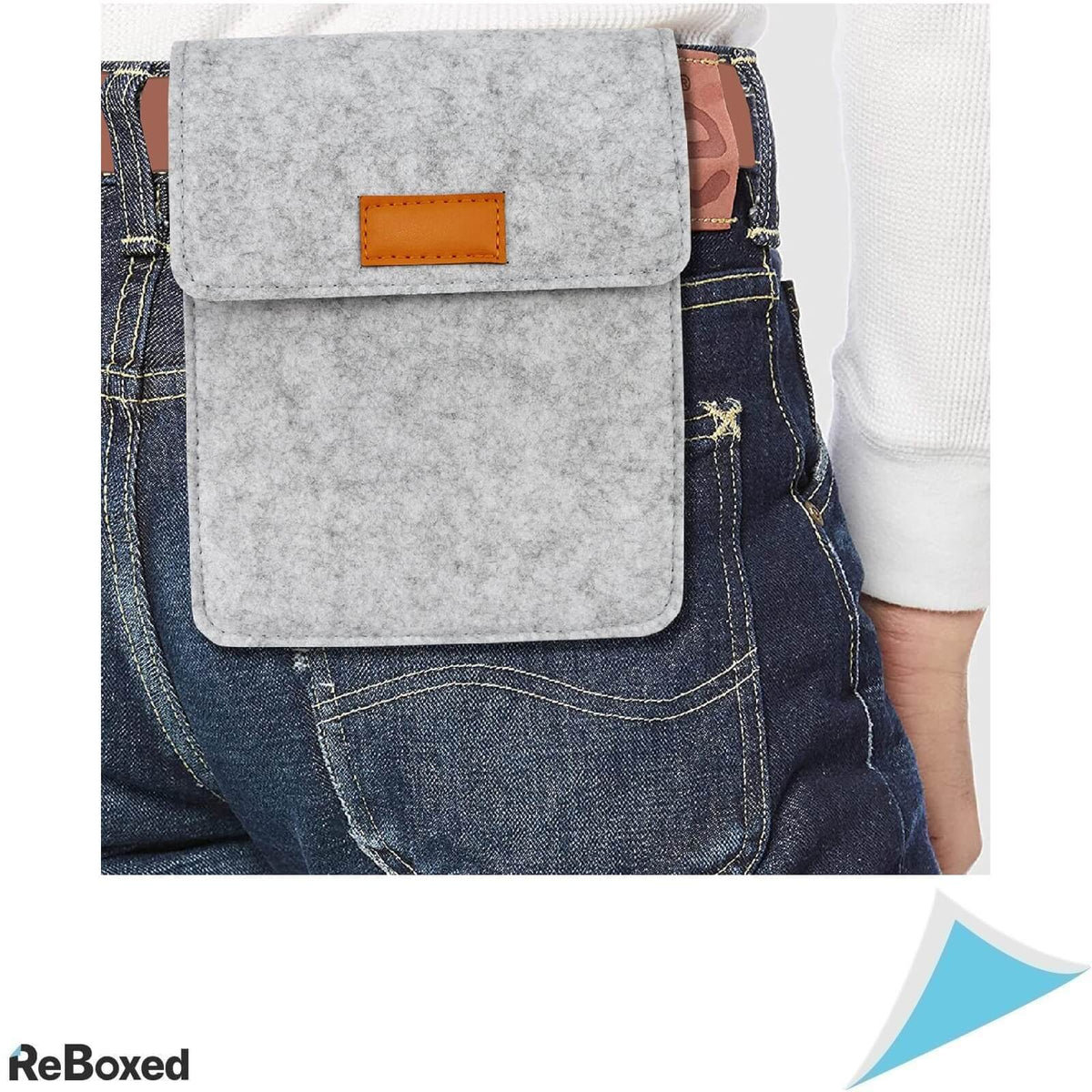 HLDIFENGGS Husa Tableta din Pasla Gri