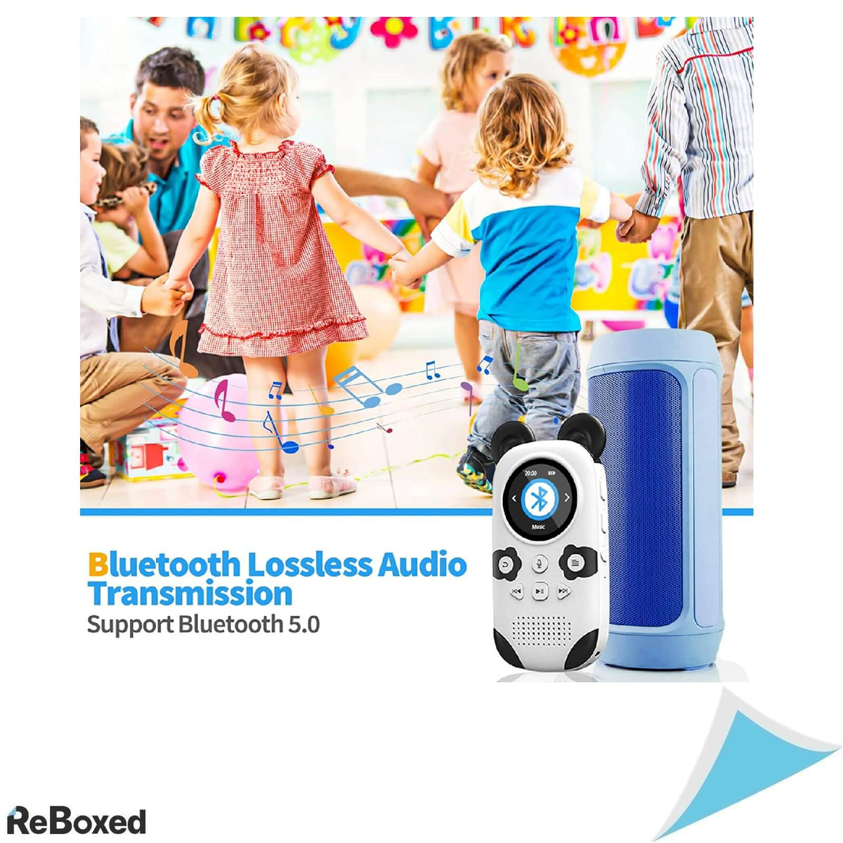 HOCO Mini MP3 Player 32GB Copii Bluetooth Radio Pedometru Alarma