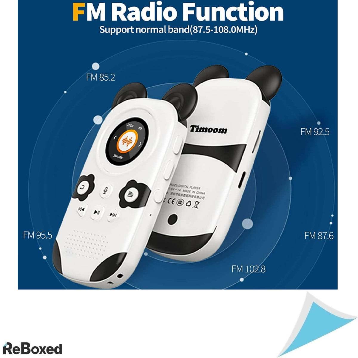 HOCO Mini MP3 Player 32GB Copii Bluetooth Radio Pedometru Alarma