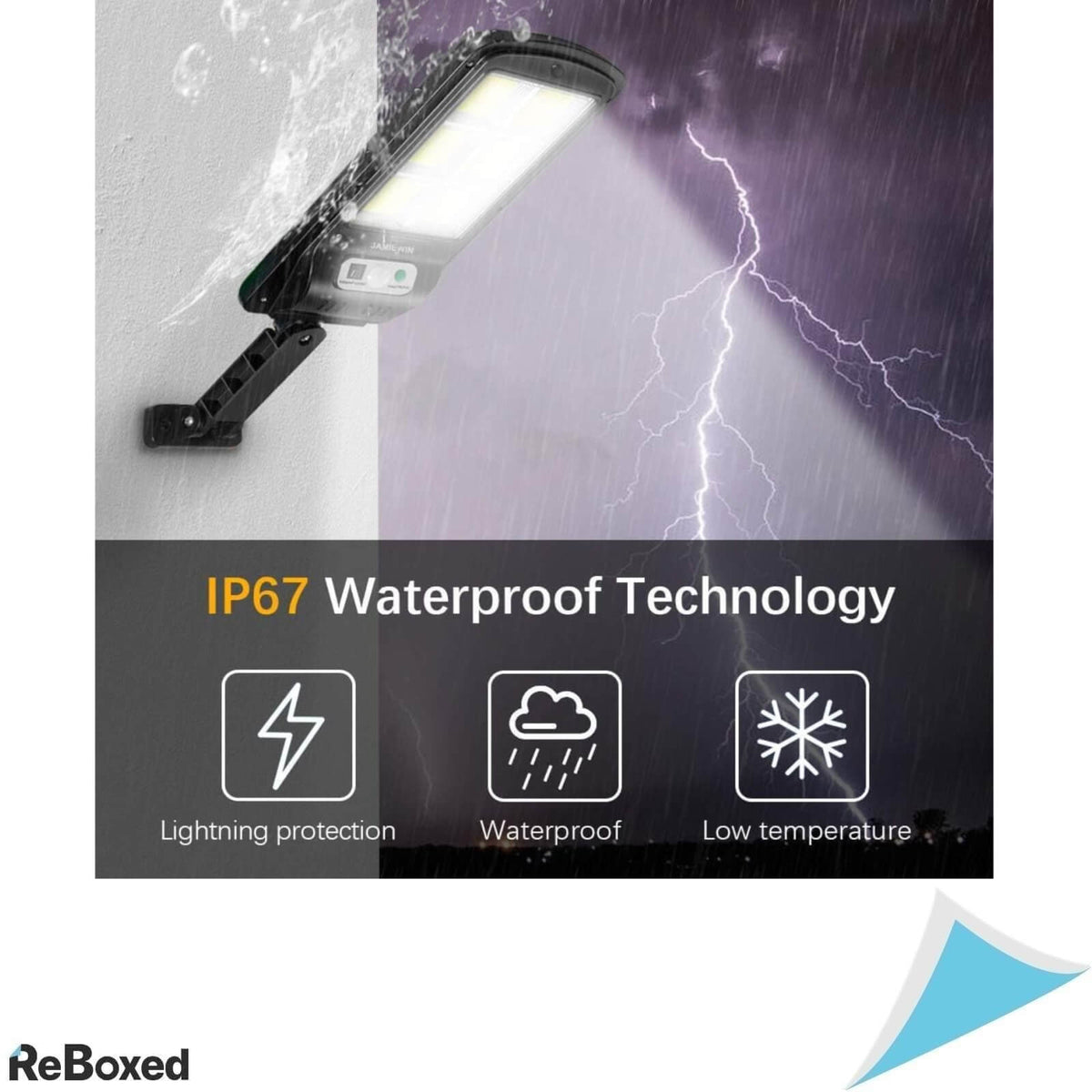 Holitin 120 COB Lampa Solara LED cu Senzor de Miscare 2Buc