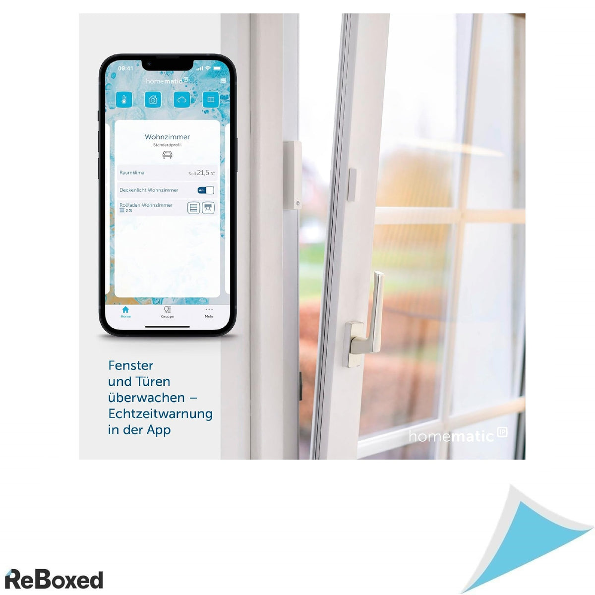 Homematic IP Contact Magnetic Smart pentru Geamuri si Usi