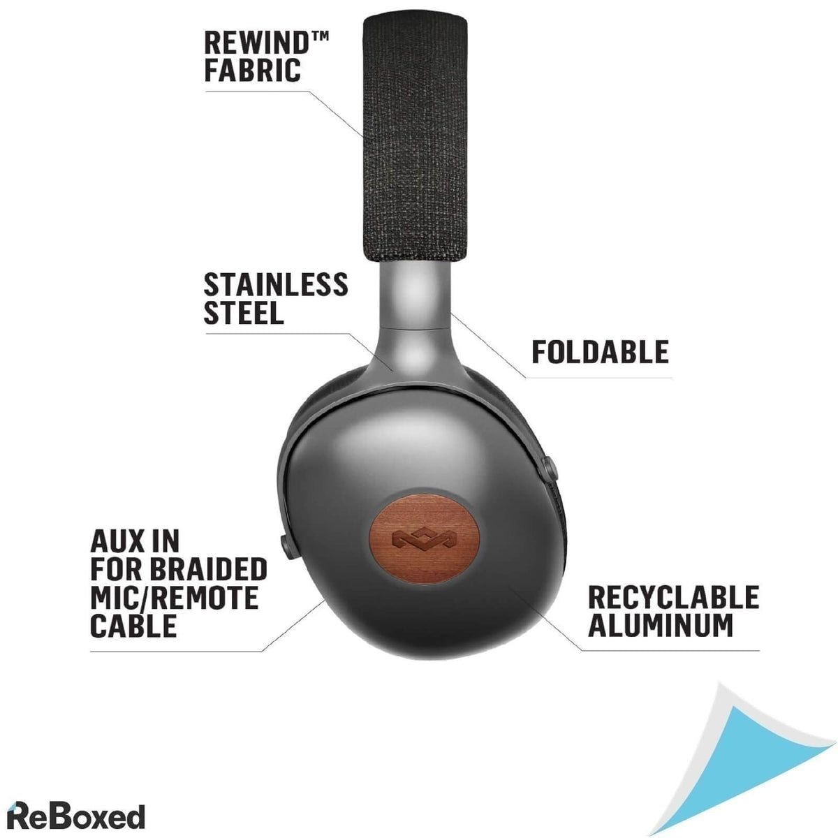 House of Marley Casti Over-Ear ANC Bluetooth Wireless