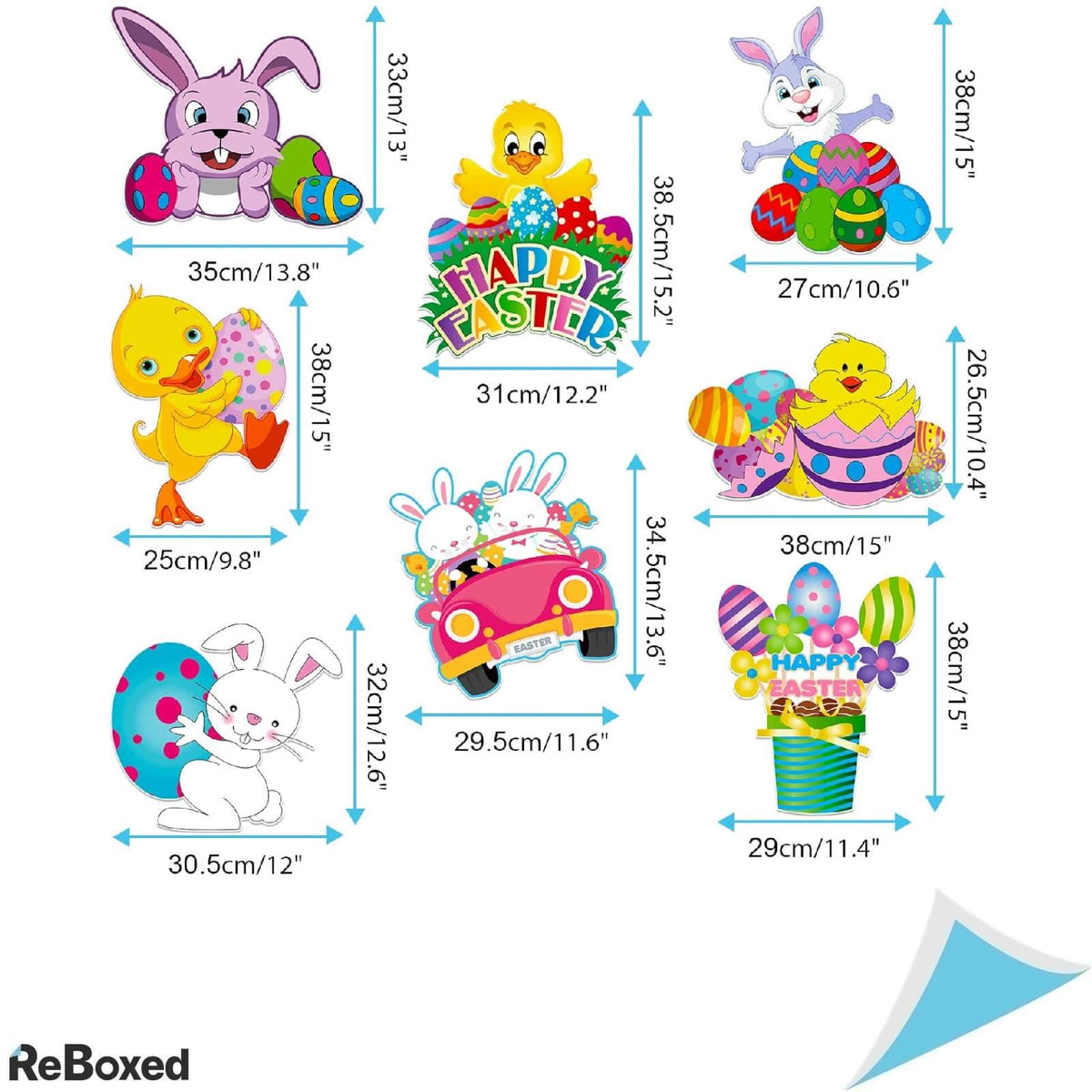 HOWAF Set de Decoratiuni pentru Paste